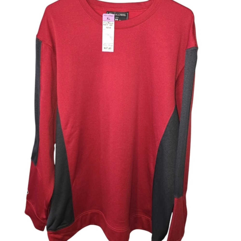 Champion Red and Black Sweatshirt
